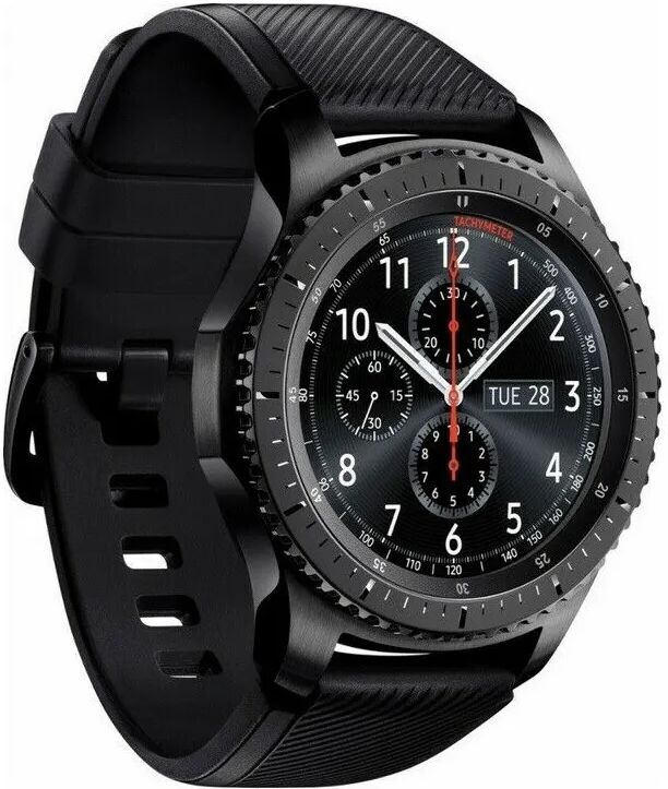 Samsung Gear S3 Frontier 46 Mm Wifi Sort Meget Flot