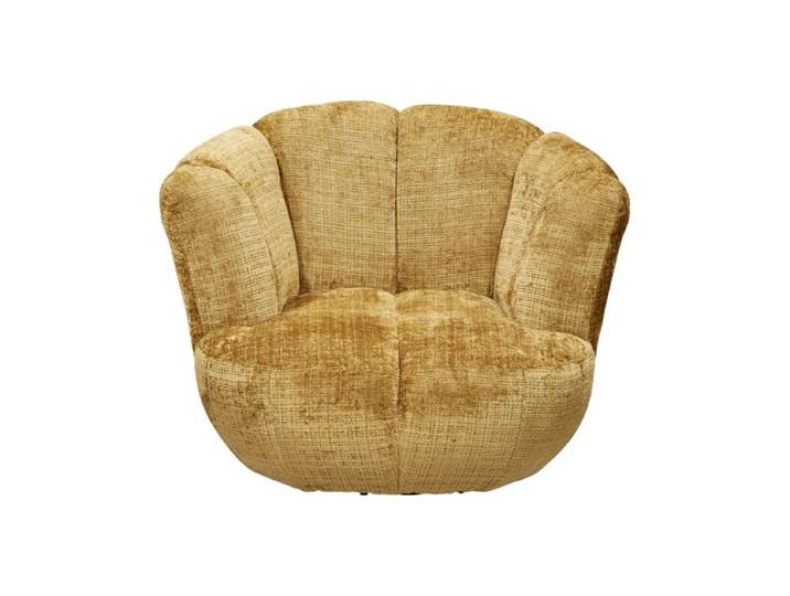 Trendstore Editha Sessel in Bouclé mit Drehfunktion - verschied