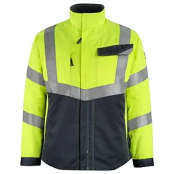 Warnschutz Jacke "OXFORD" Safe Supreme - S - gelb/schwarzblau