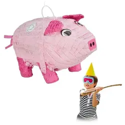 relaxdays Pinata Schwein