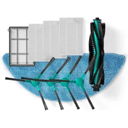 Nedis WIFIVCB02 Staubsauger Ersatzteil, Plastic, Staubsauger Roboter Zubehör, Mehrfarbig, Blau, Schwarz