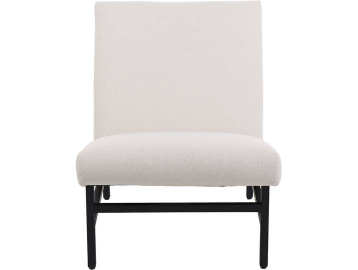 Sessel SORAAYA Lounge-Sessel, Lese-Sessel, TV-Sessel , beige (creme), B:63cm H:75,5cm T:86,5cm, LEGER HOME BY LENA GERCKE, Sessel, Sessel, schwarzes Metall-Gestell, feiner Web-Stoff