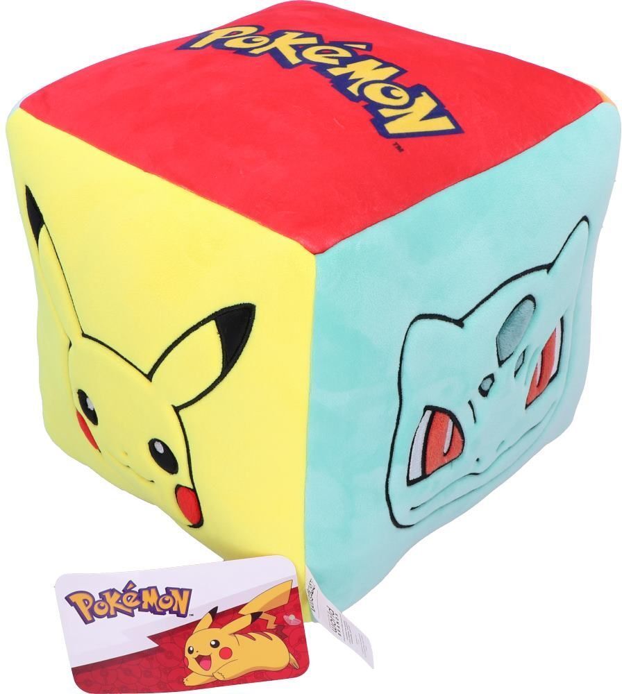 Pokémon Starter Cube Cushion 25cm