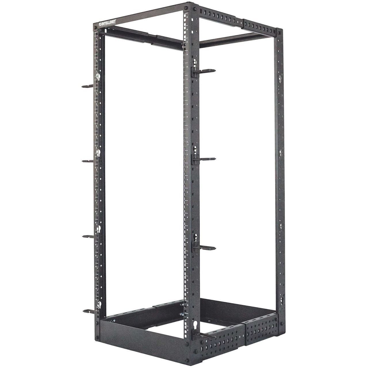 Intellinet 19" 4-Pfosten Laborgestell 26HE Flatpack. schwarz