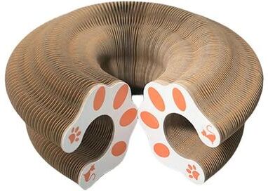 Uplifted Finds 2PCS Accordion Corrugated Cat Scratcher Bed And Self Entertaining Toy 1 Pc