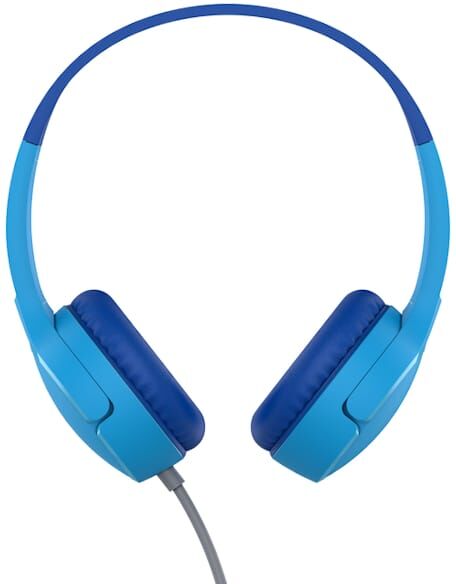 SOUNDFORM Mini Wired On-Ear Headphones for Kids, Blue
