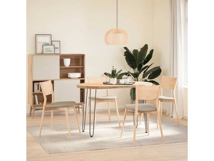 vidaXL Haarnadelbeine für Konsolentische 4 Stk. Naturstahl 72 cm