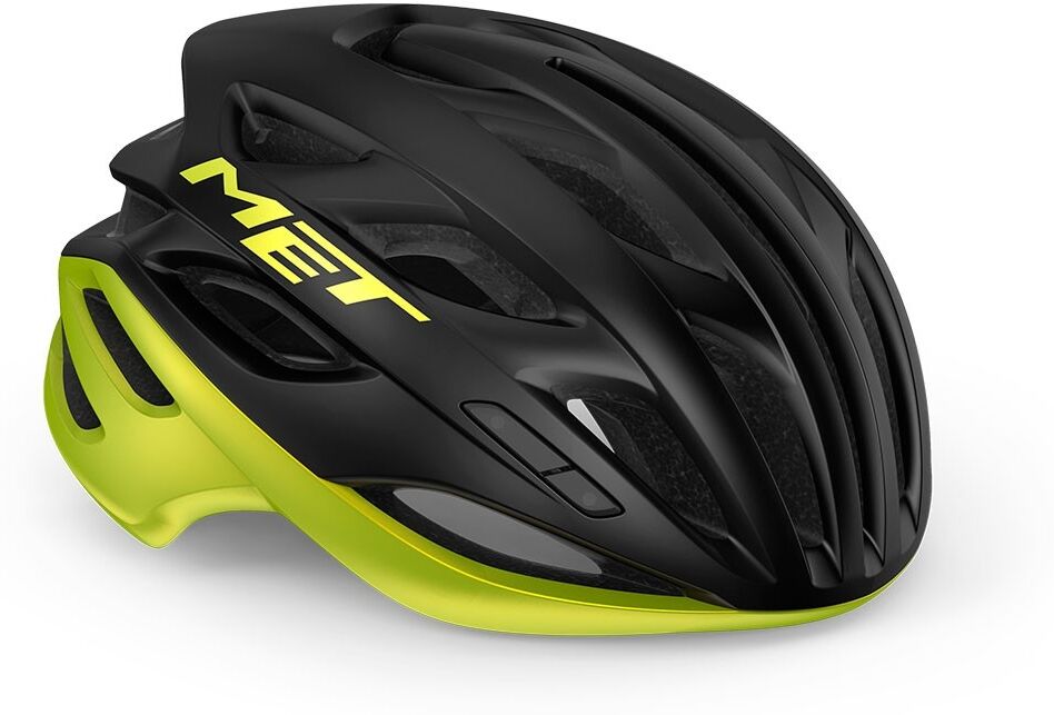 MET Estro mips nero lime metallizzato lucido 3HM139 GI1