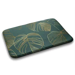 BADTEPPICH 90x60 cm Monstera-Blätter