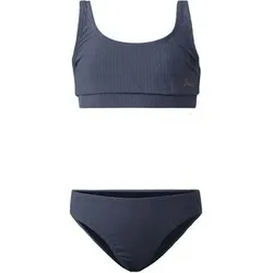 BRUNOTTI Kinder Bikini Myla-Rib Girls Bikini, Größe 128 in Grau Grau