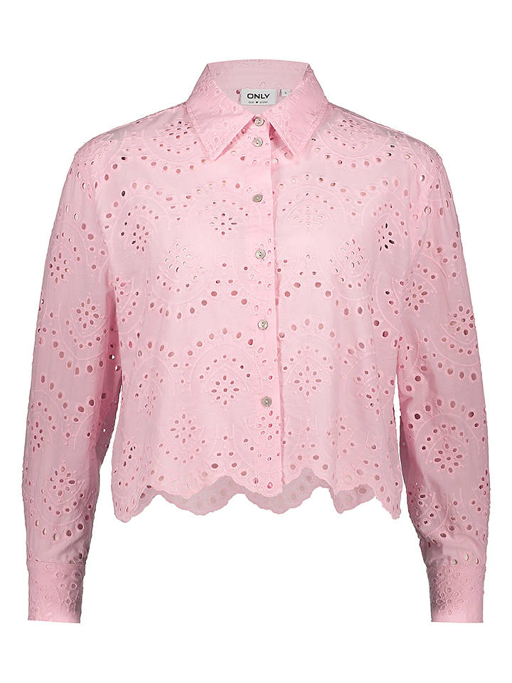 ONLY Bluse in Rosa - S
