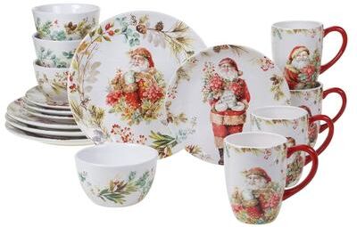 Certified International Christmas Story 16-piece Dinnerware Set, Service for 4