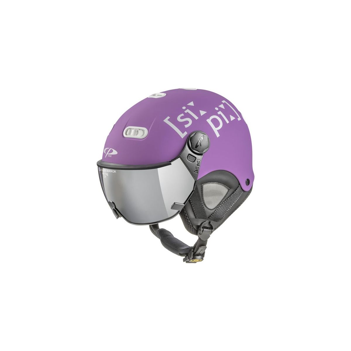 CP Helmets Carachillo xs viola satinato sl silver mirror 52-55 624802