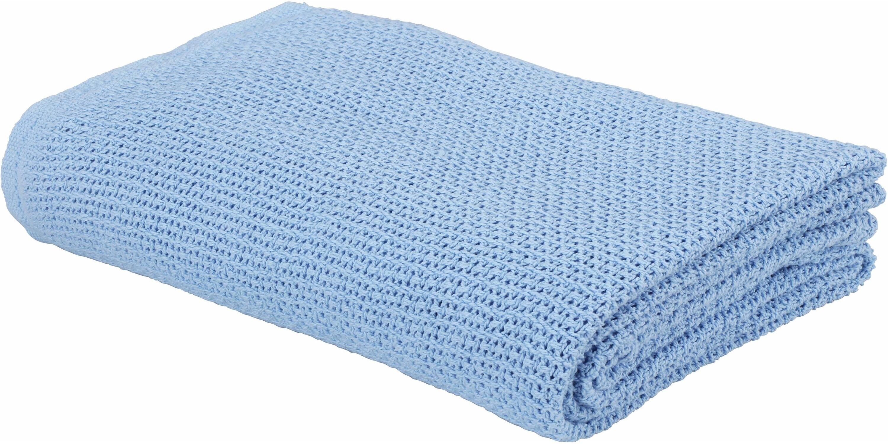 Tagesdecke ESKIMO "Summer Dream Ciel, 220 x 240 cm", blau (ciel), B:240cm L:220cm, Baumwolle, Tagesdecken, Tagesdecke ciel B/L: 240cm x 220cm