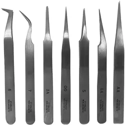Modellbau-Pinzetten-Set, 7-teilig