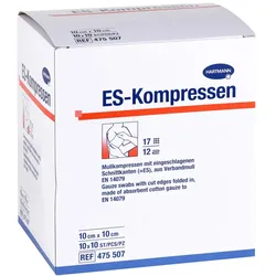Es-kompressen Steril 10x10 cm 10X10 St
