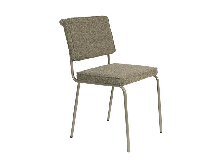 Hochwertiger Design Stuhl „Buddy“ Olivgrün Zuiver