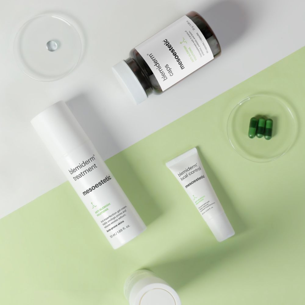 Mesoestetic Blemiderm Treatment Anti-Imperfection Gel-Cream Acne-Prone Skin 50mL