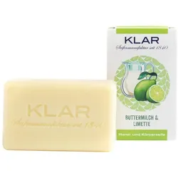100g KLAR Buttermilch- & Limettenseife