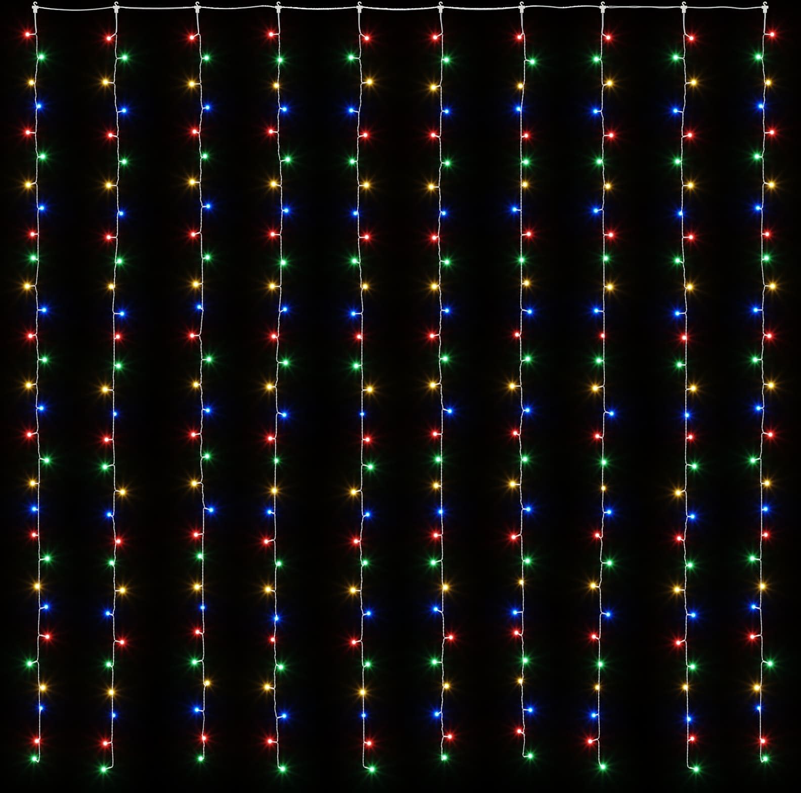 vidaXL Rideau lumineux 300 LED Multicolore 300 x 300 cm