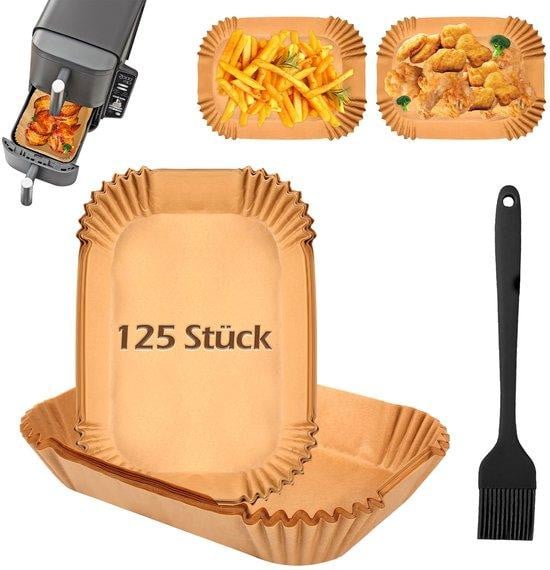 Ninja Silicone Accessoire Set voor Extra Grote Heteluchtfriteuses, Bruin, Rechthoekig