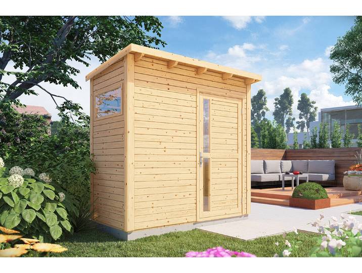 Bertilo Gartenhaus Pentus 1 Fichte 2.3 × 1.2 m