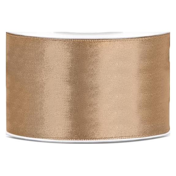 Partydeco Satinband 38mm Gelb (25m) (1x) (PDTS38019J)