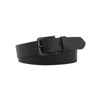 Ledergürtel LEVI'S "SEINE METAL GÜRTEL", Damen, Gr. 90, schwarz, Leder, unifarben, Gürtel Ledergürtel, SEINE METAL BELT
