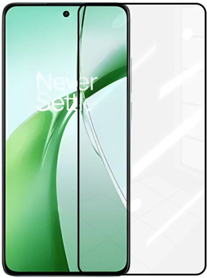 RURIHAI OnePlus Nord 4 (5G) Full Fit Hærdet Skærmbeskyttelsesglas - Gennemsigtig / Sort Kant