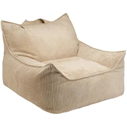 wigiwama Sitzsack Club Chair Cord, beige