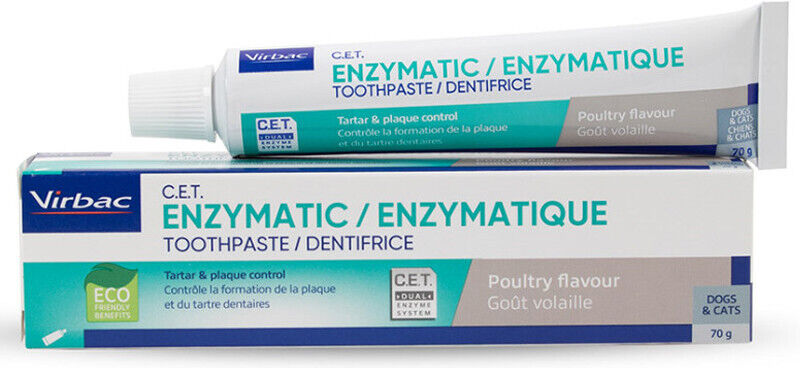Virbac 70 g C.E.T. Enzymatic Zahnpasta für Hunde & Katzen