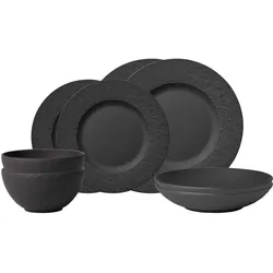 Villeroy & Boch, Geschirrset, Manufacture Rock Einsteiger-Set (8 Stk.)