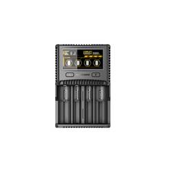 NiteCore Schnellladegerät LiFePO4, LiIon, NiMH 10440, 10500, 12340, 12500, 12650, 13450, 13500, 13650, 17335, 17350, 17500, 17650, 17670, 18350, 18490, 18500, NC-SC4
