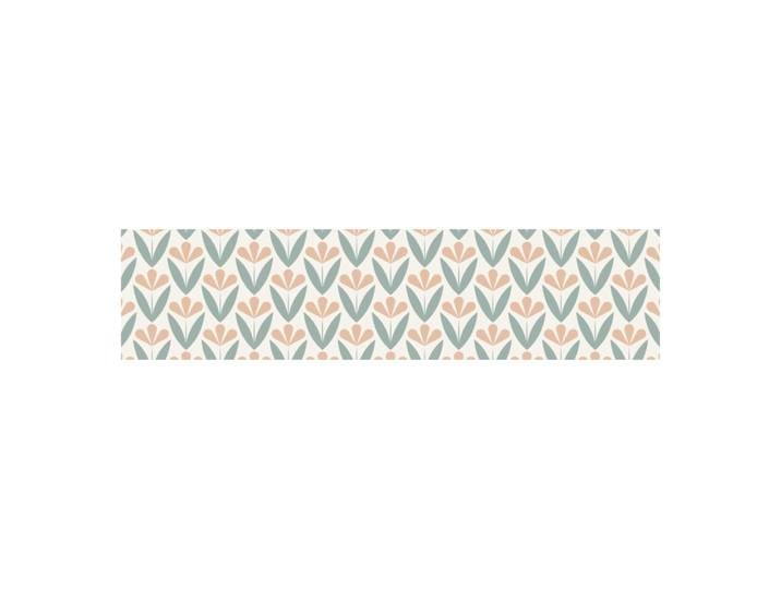 Tapis en vinyle pétales multicolore 48x198 cm