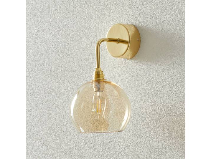 EBB & FLOW Wandlampe Rowan, dimmbar, messing / gold, für Wohn- / Esszimmer, Glas, Skandinavisch, Wandleuchte, Wandlampe Innen