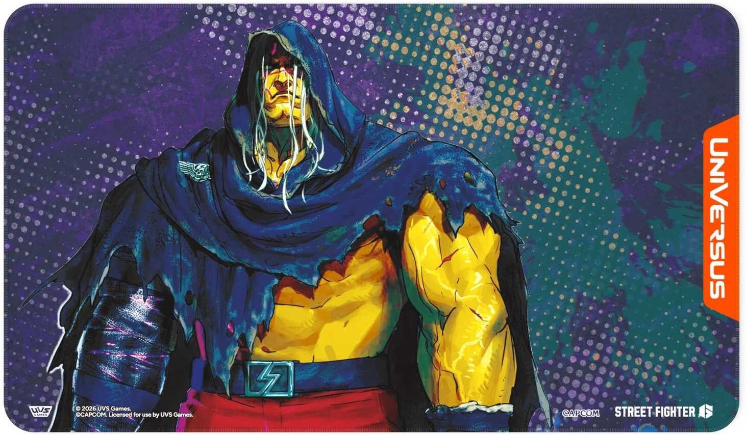 UniVersus Street Fighter 6: Challenger Series - M. Bison Playmat for Card Games with M. Bison Artwork