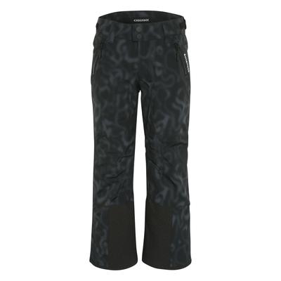 Jogginghose CHIEMSEE, Mädchen, Gr. 122/128, Normalgrößen, schwarz, dunkelgrau, 100% Polyester, Hosen Jogginghose