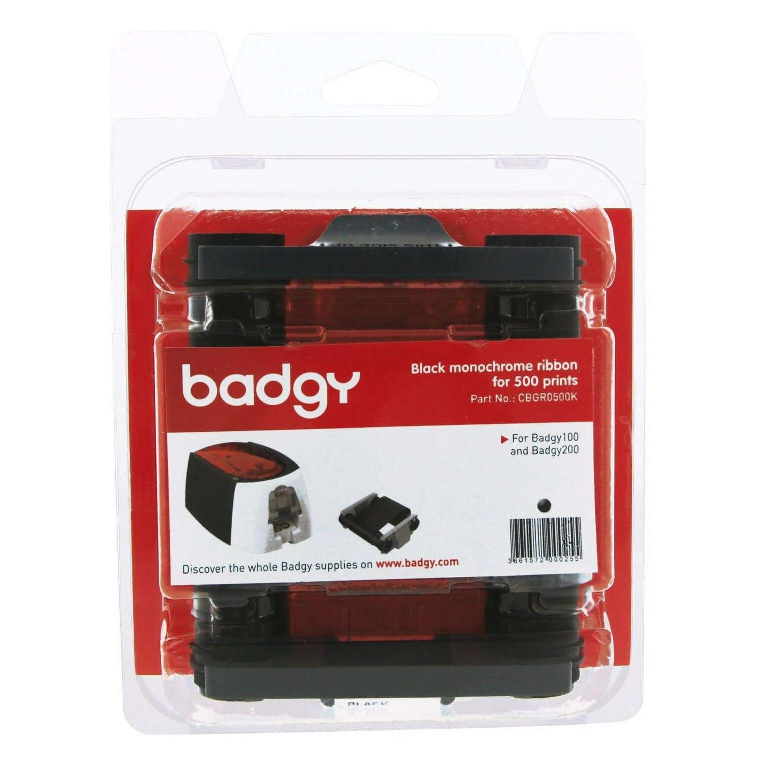 Evolis Farbband (6 cm, Schwarz, Schwarz) (CBGR0500K)