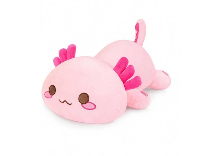 Plüschtier Axolotl als Kissen, rosa, Rosa, 20x33 cm, Spielzeug, Kuscheltiere