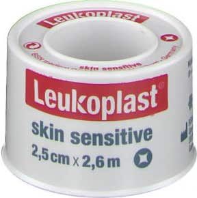 LEUKOPLAST Esparadrapo con Adhesivo Skin Sensitive 2.5cm x 2.6cm sin Latex 1 Unidad