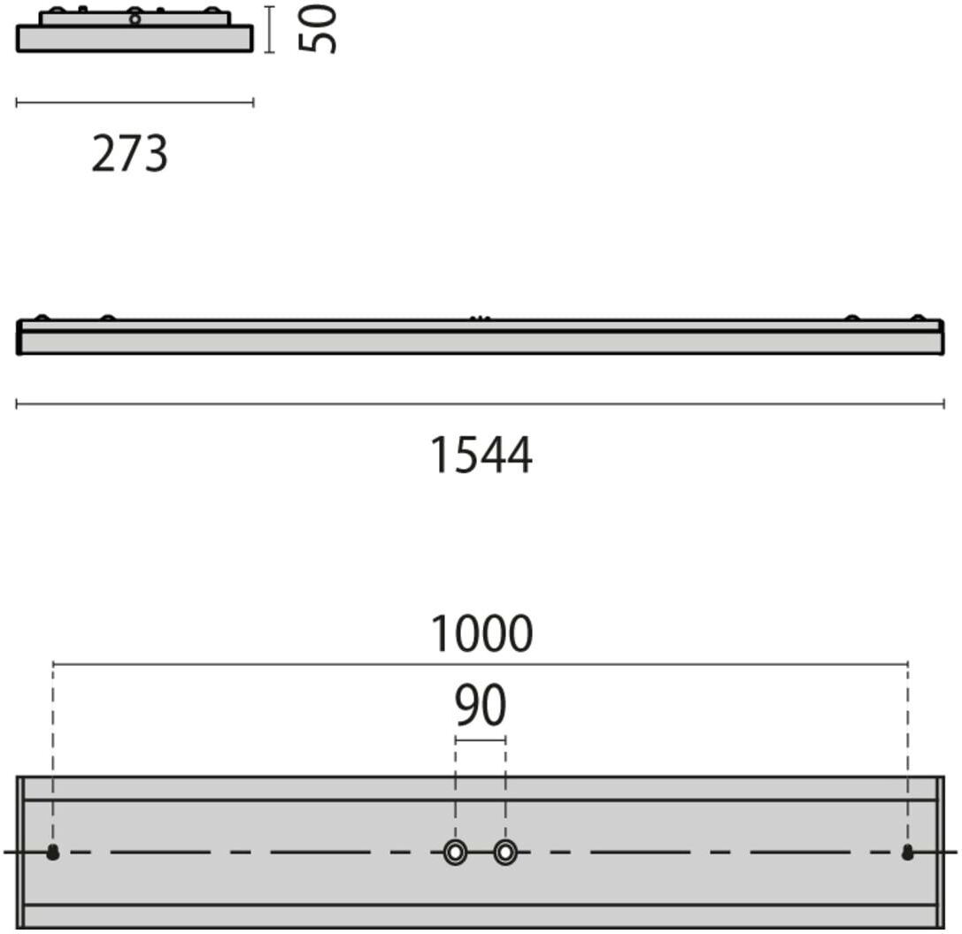 Performance in Light LED-Anbauleuchte 4000K 8629661613430 ; Performance In Lighting)