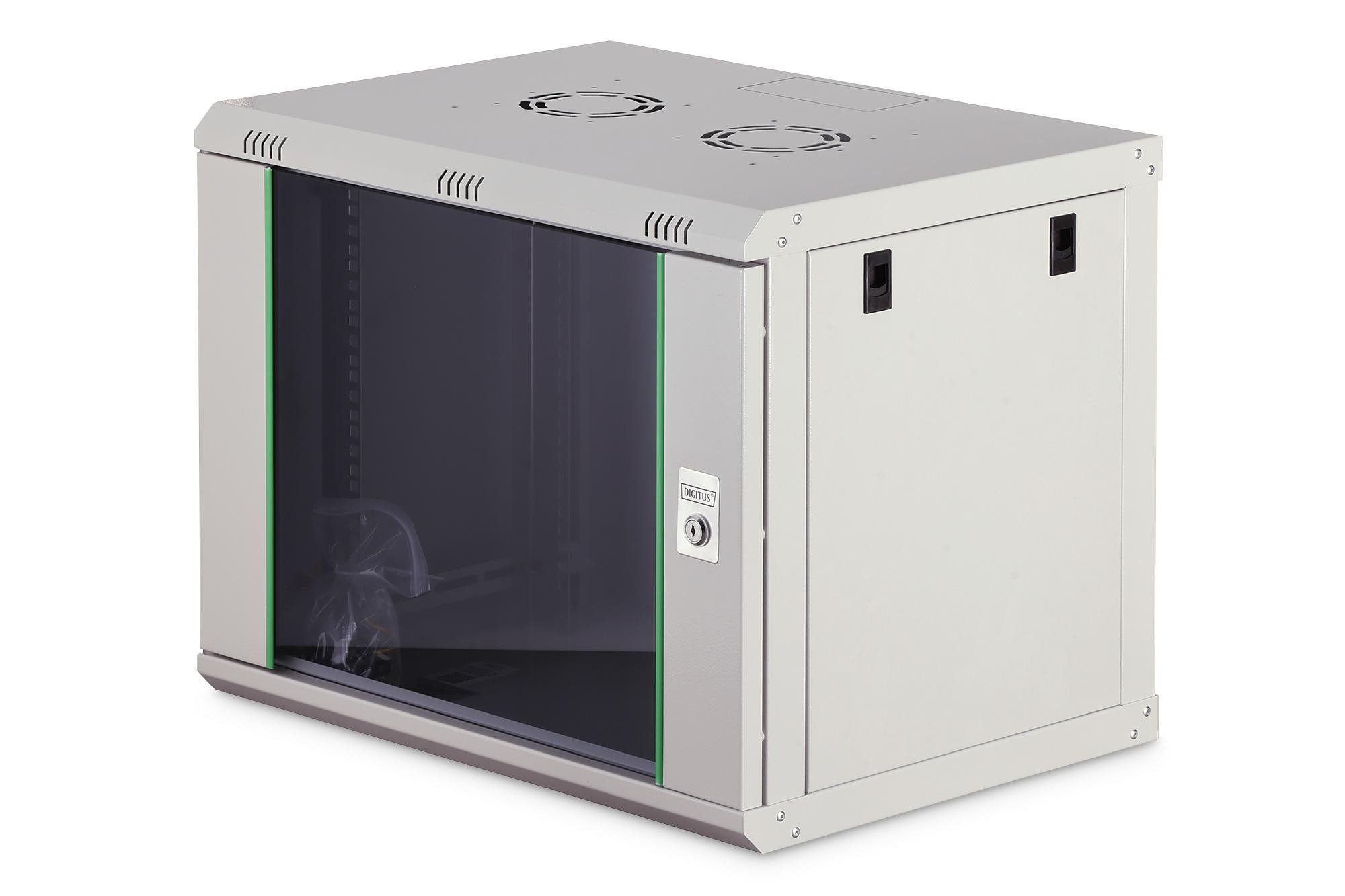 Digitus 19" Wandgehäuse Dynamic Basic Serie 9HE 600x450mm grau