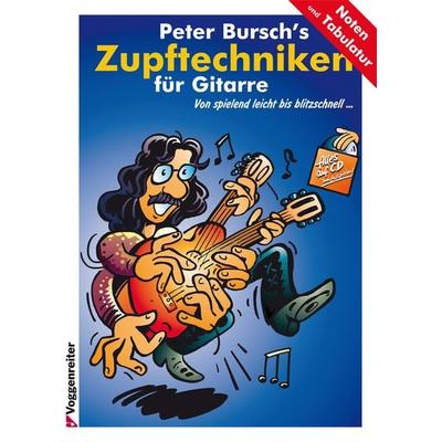 Peter Bursch's Zupftechniken für Gitarre -