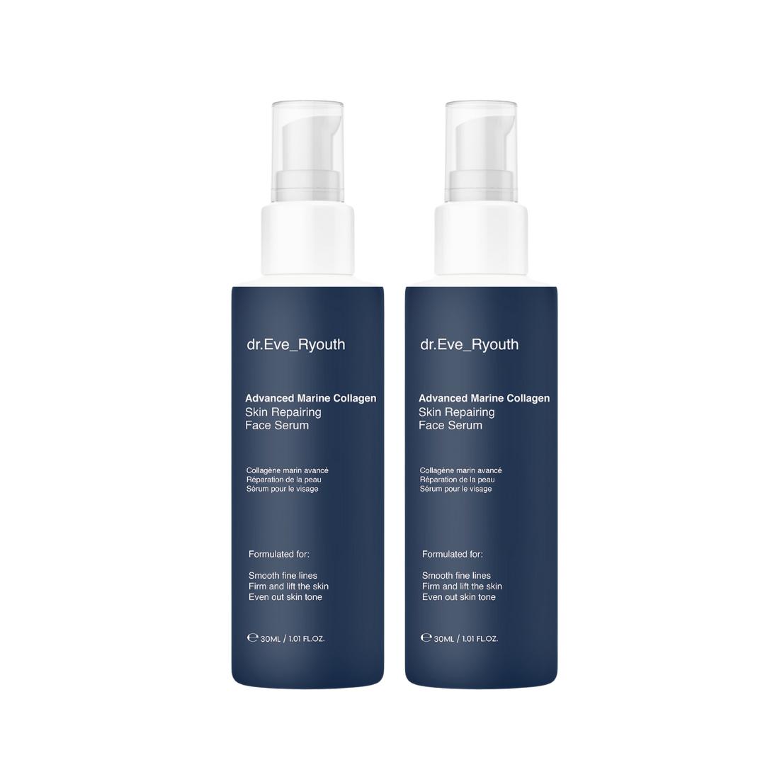 2 x ADVANCED MARINE COLLAGEN HAUTREPARIERENDES GESICHTSSERUM 30ml