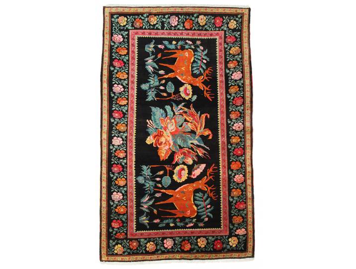 Russia Teppich 141x244 Handgeknüpft Orientteppich Wolle