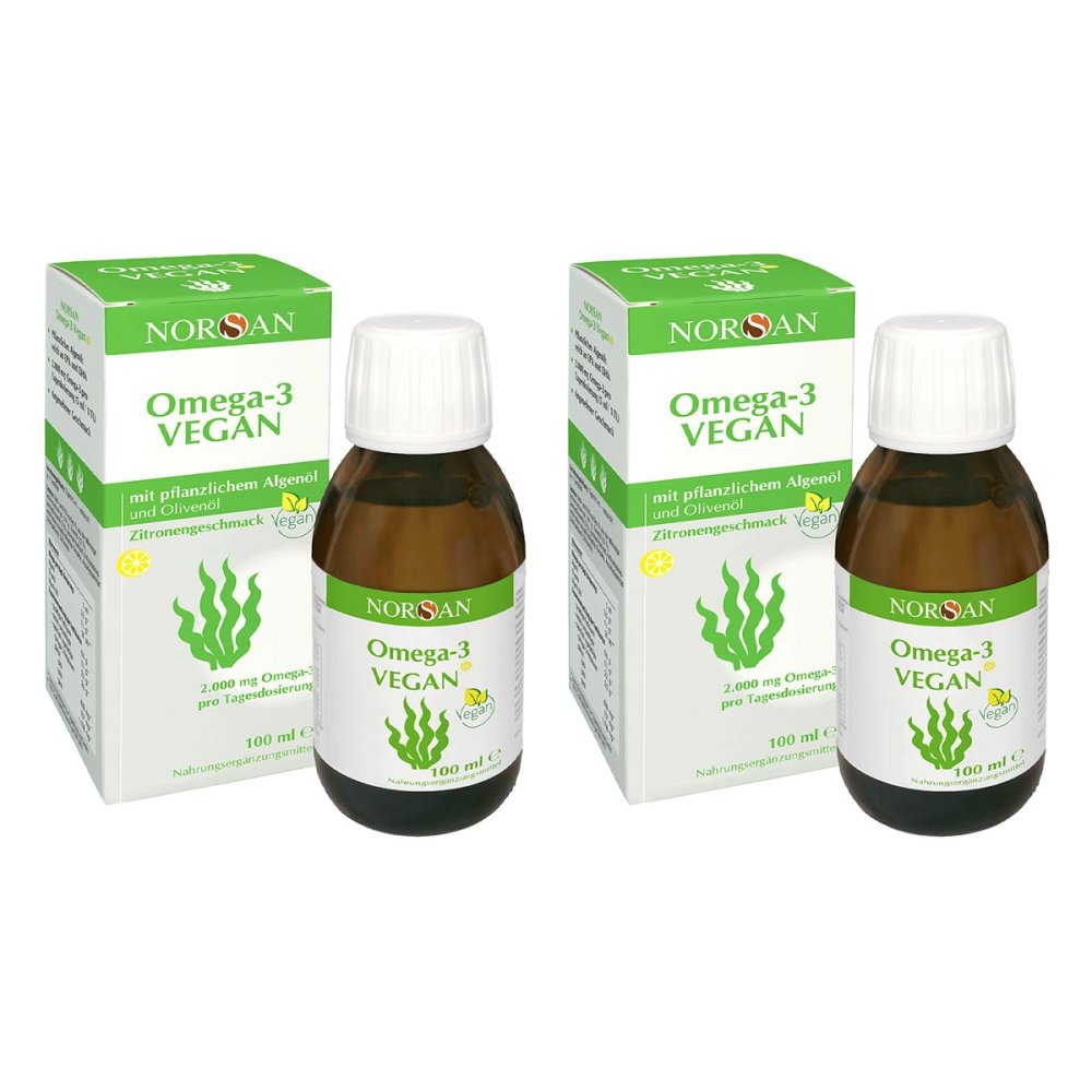 NORSAN GmbH Norsan Omega-3 Vegan Algenöl flüssig 2er Pack 08104643