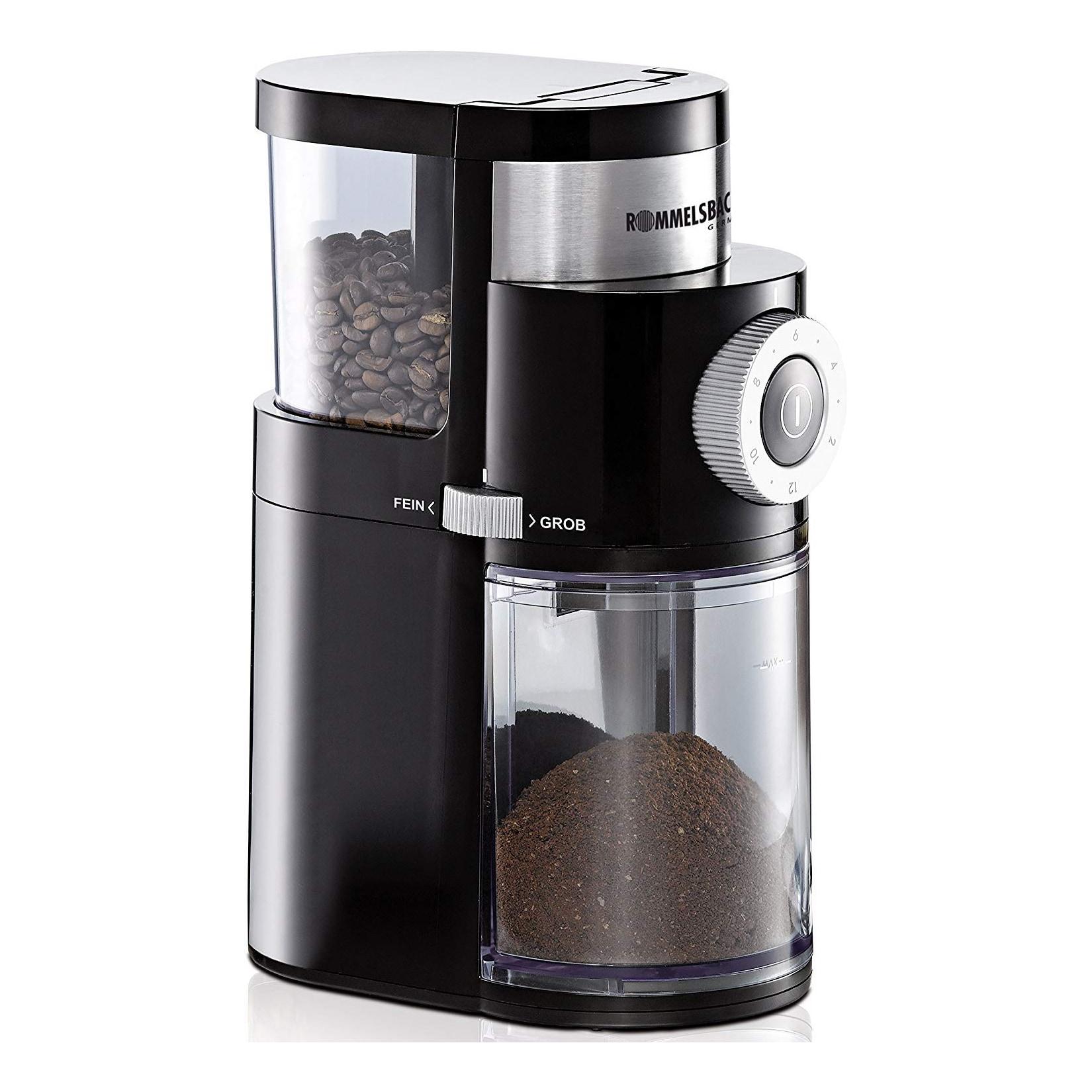 Rommelsbacher EKM 200 Kaffeemühle mit Scheibenmahlwerk