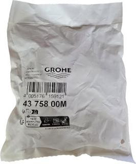 Grohe membraan compleet voor spoelreservoir, chroom - 4375800M
