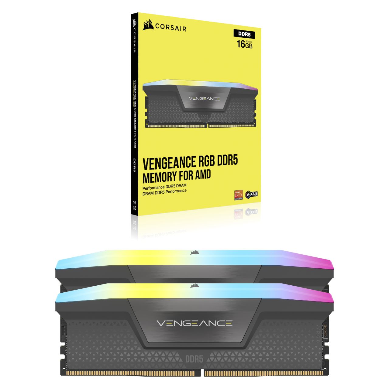 32GB Corsair Vengeance RGB DDR5-5200 DIMM CL40 Dual Kit
