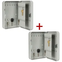 Schlüsselschrank mit mechanischem Schloss 1+1 GRATIS, für 48 Schlüssel